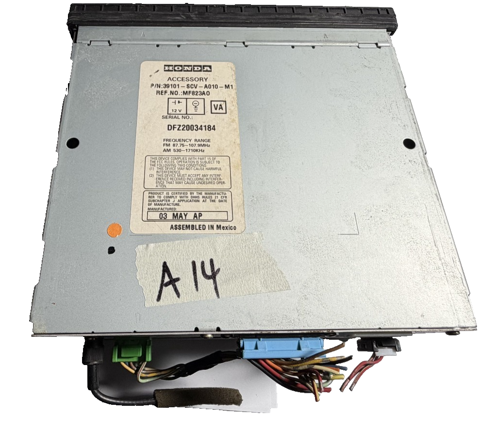 2003 2004 2005 2006 Honda Element AM FM Radio Stereo CD Player 39101 SCV A010 M1