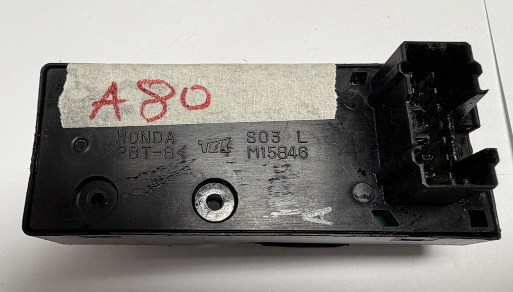 96 97 98 99 00 Honda Civic Master Power Window Switch Left LH M15846 Black