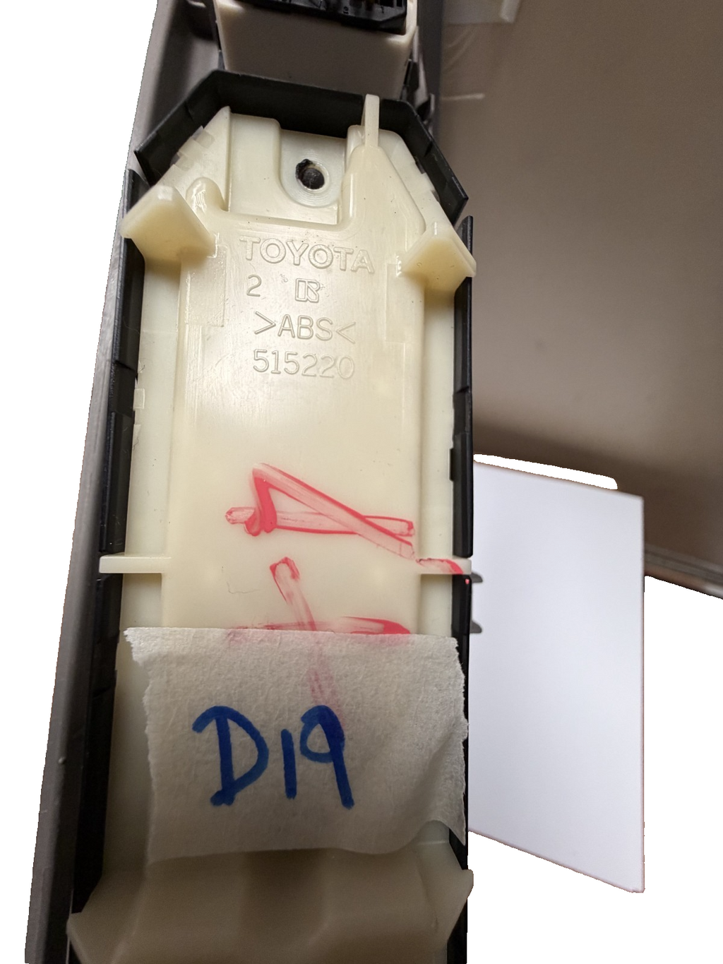 2012-2013 Toyota Prius V Power Window Switch Master Control Panel 515220