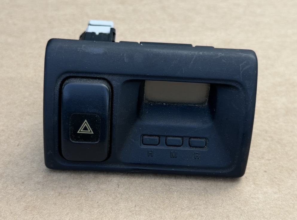 1998 1999 2000 2001 2002 Honda Accord Dash Clock Hazard Switch 3970A A000 Black