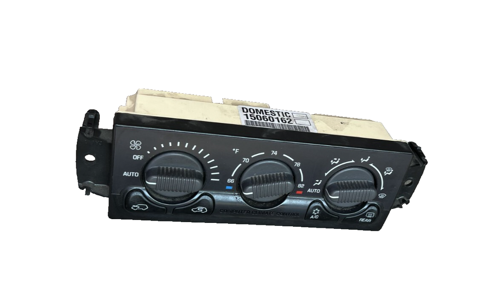 2000-2002 Chevrolet Tahoe AC Heater Temperature Climate Control 15060162