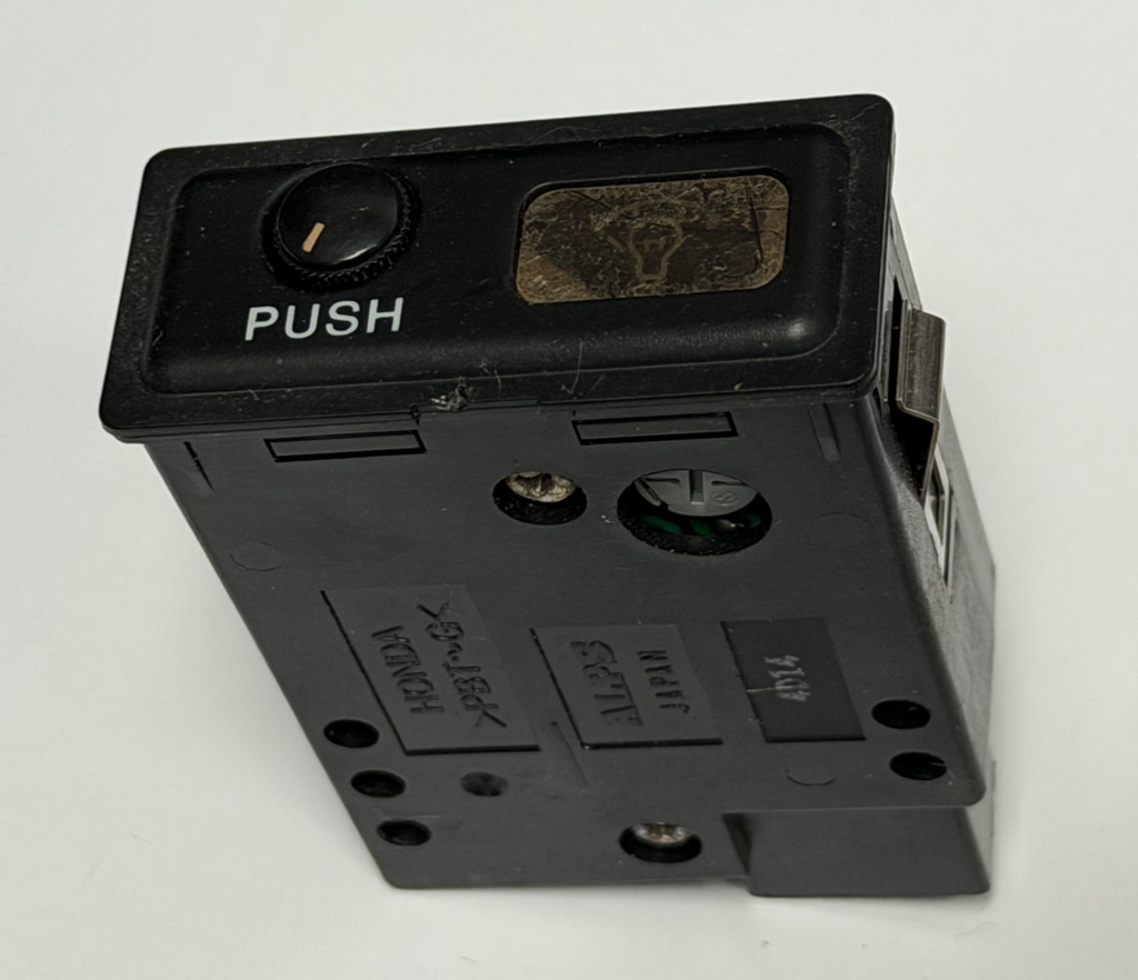 Light Dimmer Switch Control Button Black fits 1994 1995 1996 1997 Honda Accord