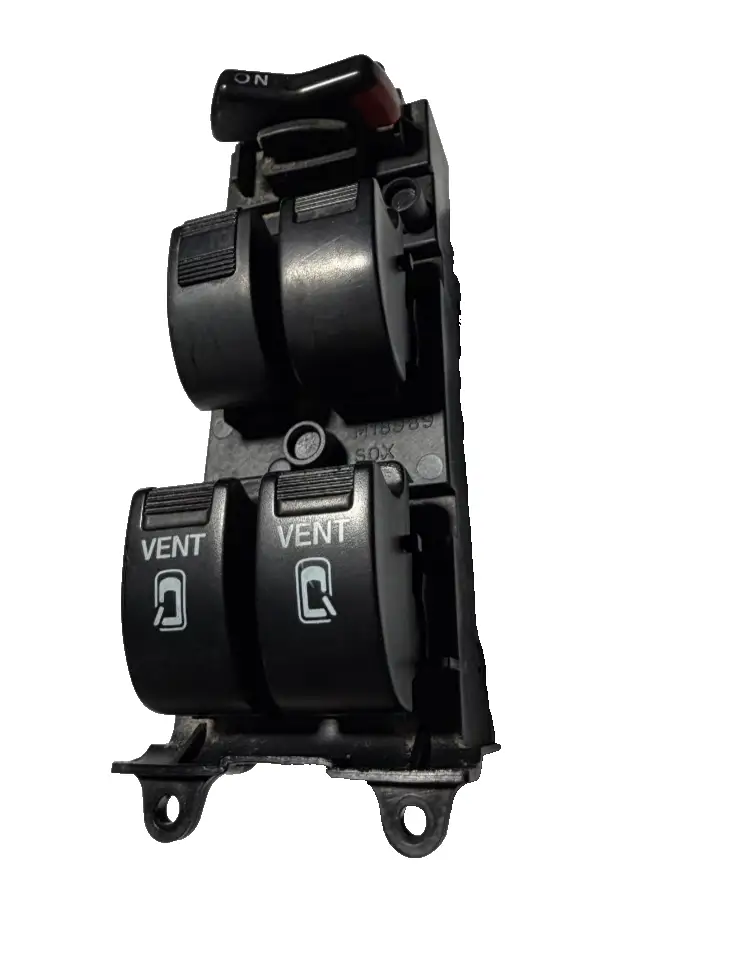 98 99 00 01 02 Honda Accord Master Driver Power Window Control Switch Black by Honda