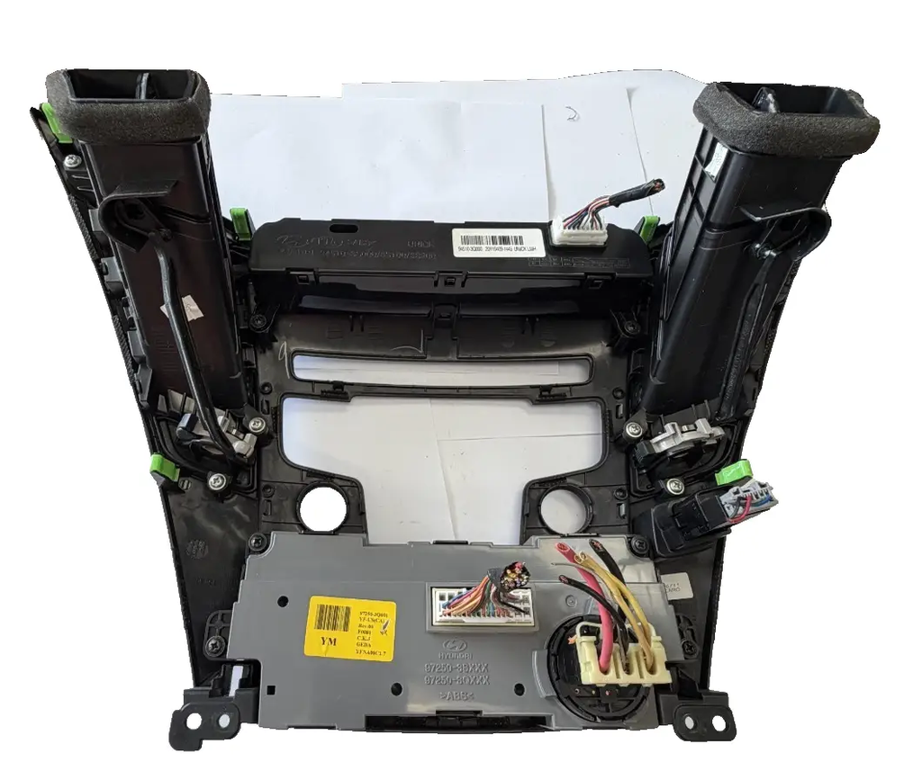 Fits 2011-2014 Hyundai Sonata AC Heater Temperature Climate Control Radio Bezel by Hyundai