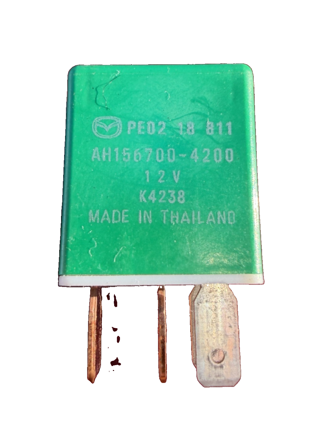 15 2015 Mazda CX-5 Multipurpose 4 Prong Relay AH156700 4200, PE02 18 811 Green