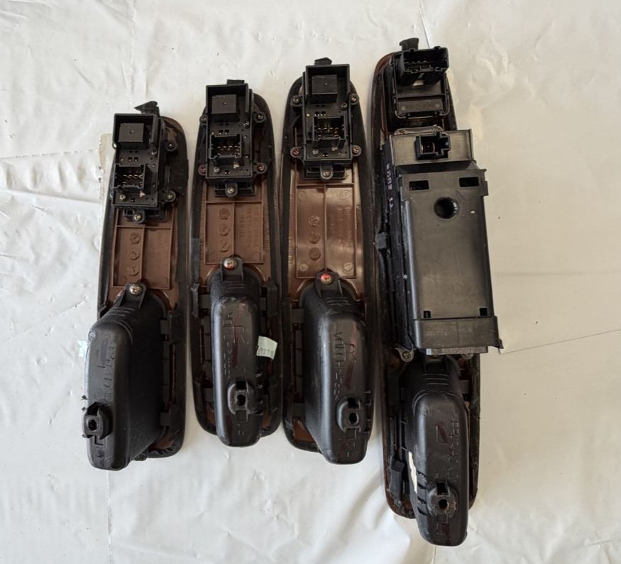 98-02 Honda Accord Power Window Switch Door Bezel Trim Set 35750 S87 A030M1 by Honda
