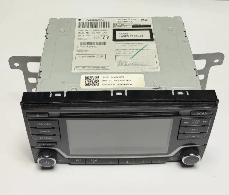 Single CD AM FM SAT Radio Receiver Player 28185 9MB0A fits 14-17 Nissan Frontier by Nissan