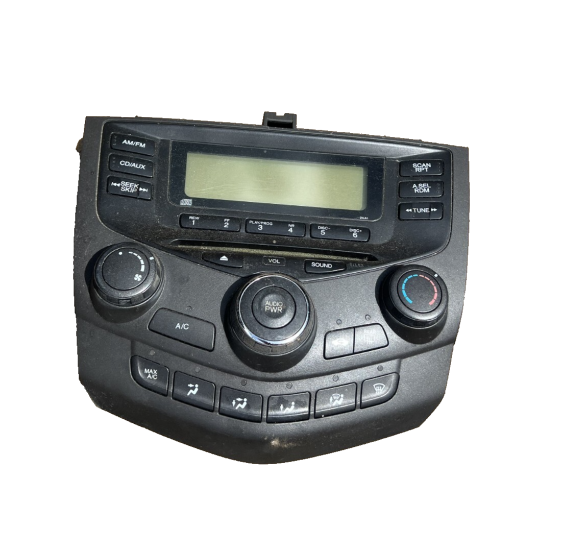 03 04 05 06 Honda Accord Radio Stereo CD Player Climate Control Panel OEM