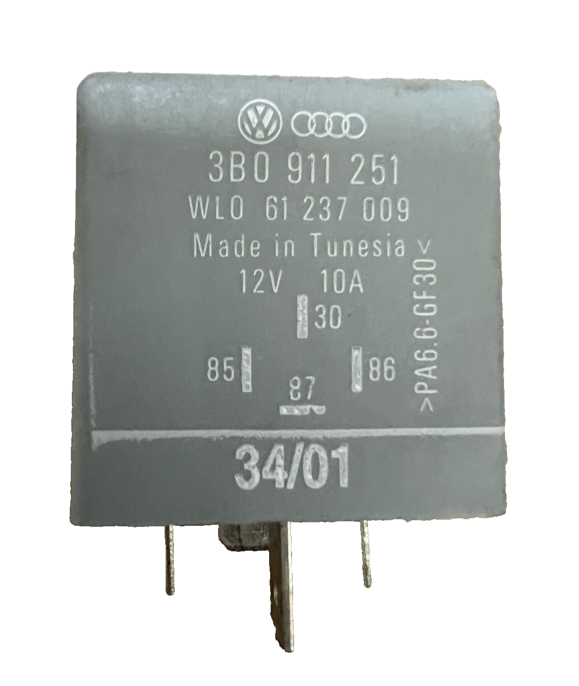 Starter Relay #185 3B0 911 251 fits 2001-2002 Volkswagen Jetta Wagon 2.8L