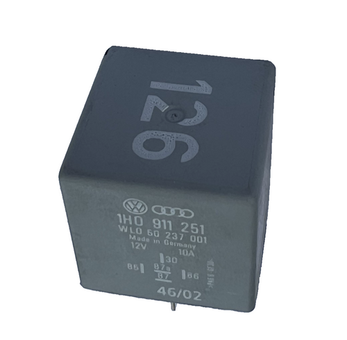 2000 2001 2002 2003 2004 2005 Audi TT Relay  12V 10A Gray OEM 1H0 911 251