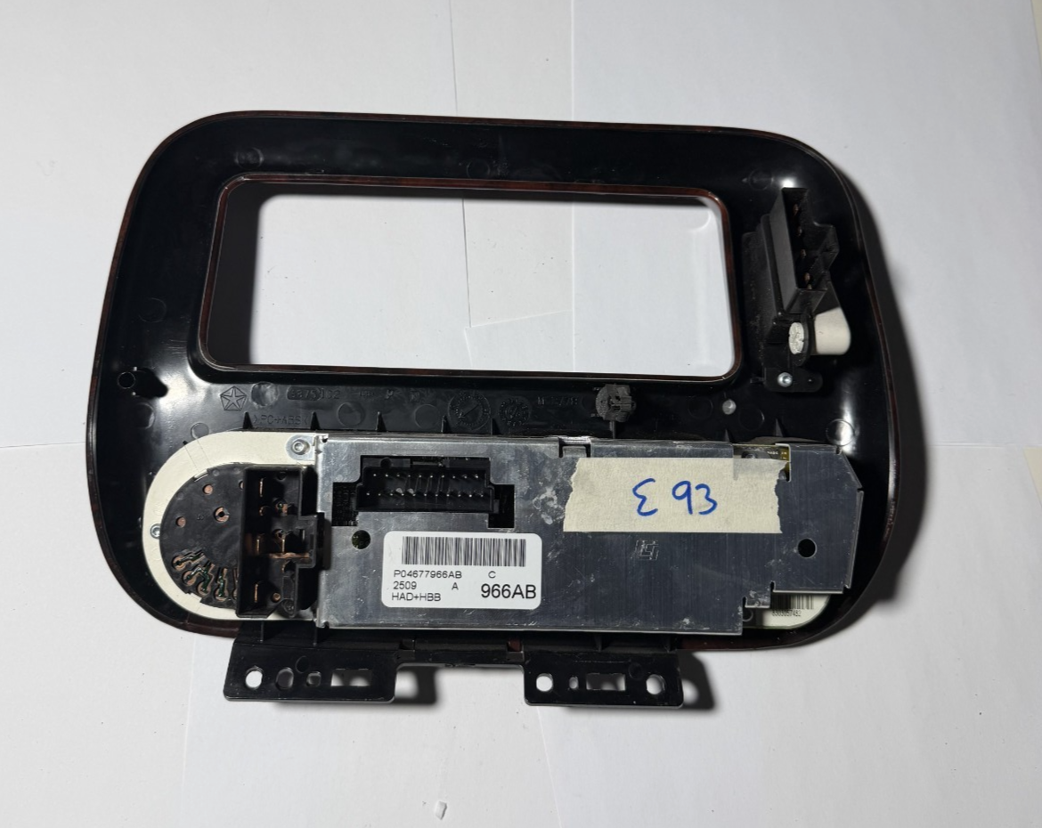 99-00 Chrysler Town & Country AC Heater Climate Trim 04677966AB Woodgrain