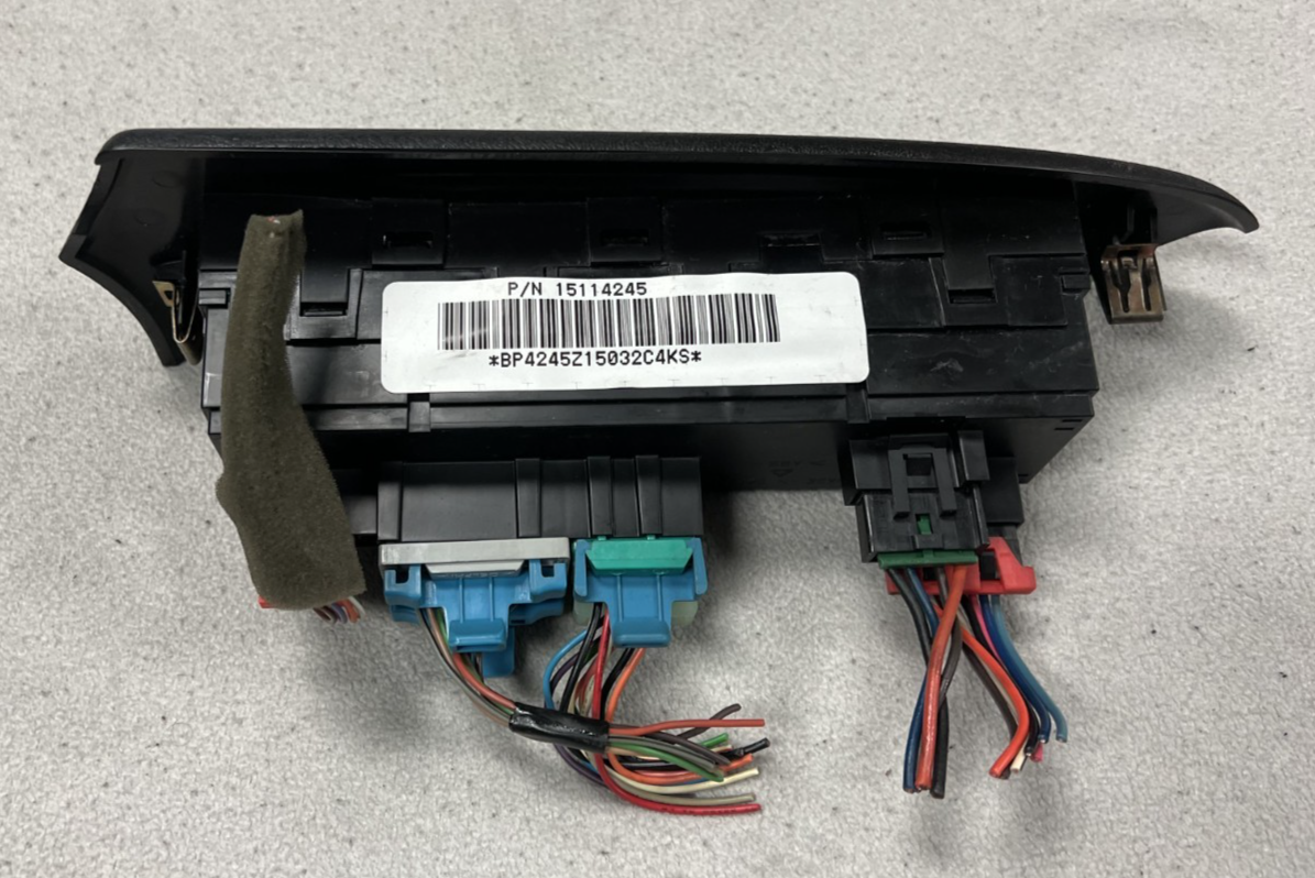 Driver Left Side Master Window Switch 15114245 fits 02-05 Chevrolet Trailblazer