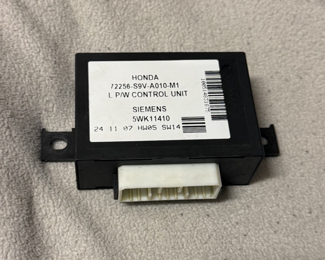 03-08 Honda Pilot Window Control Module LH 72256 S9V A010 M1