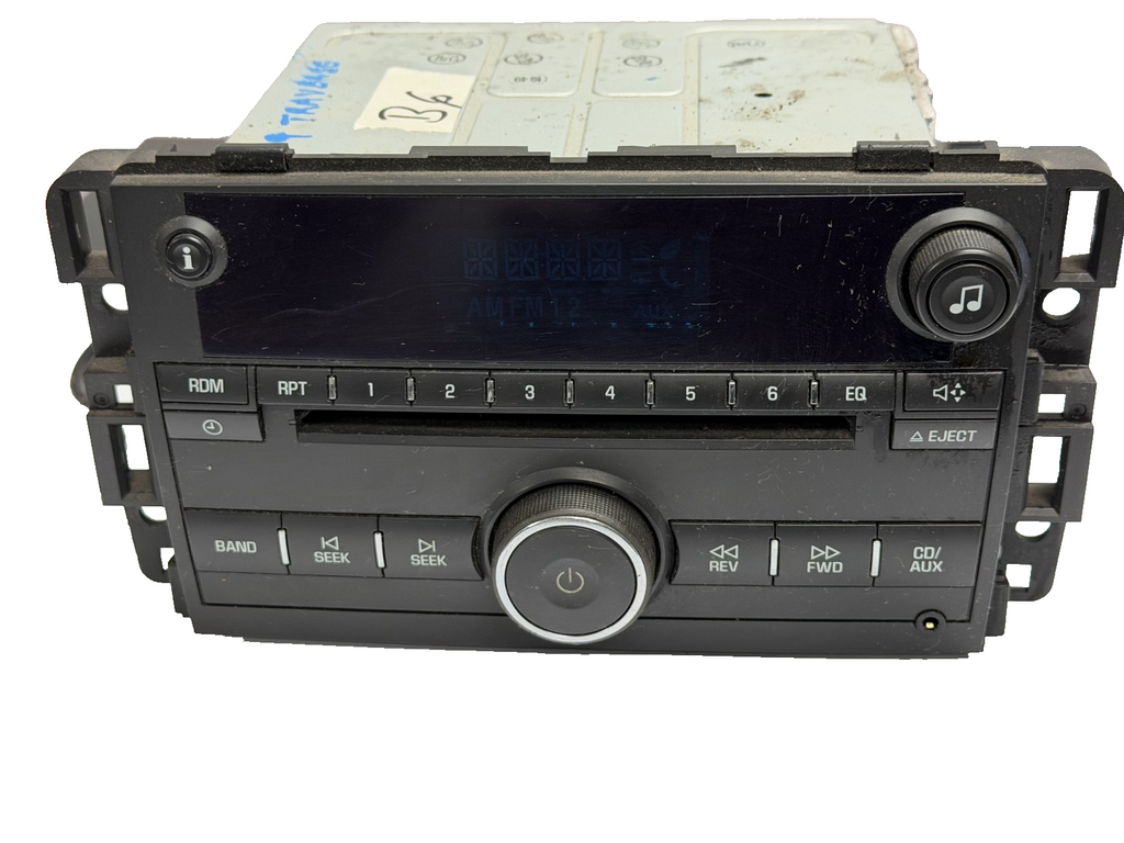 09 2009 Chevrolet Traverse AM FM CD Player Radio Auxiliary Input 20756283