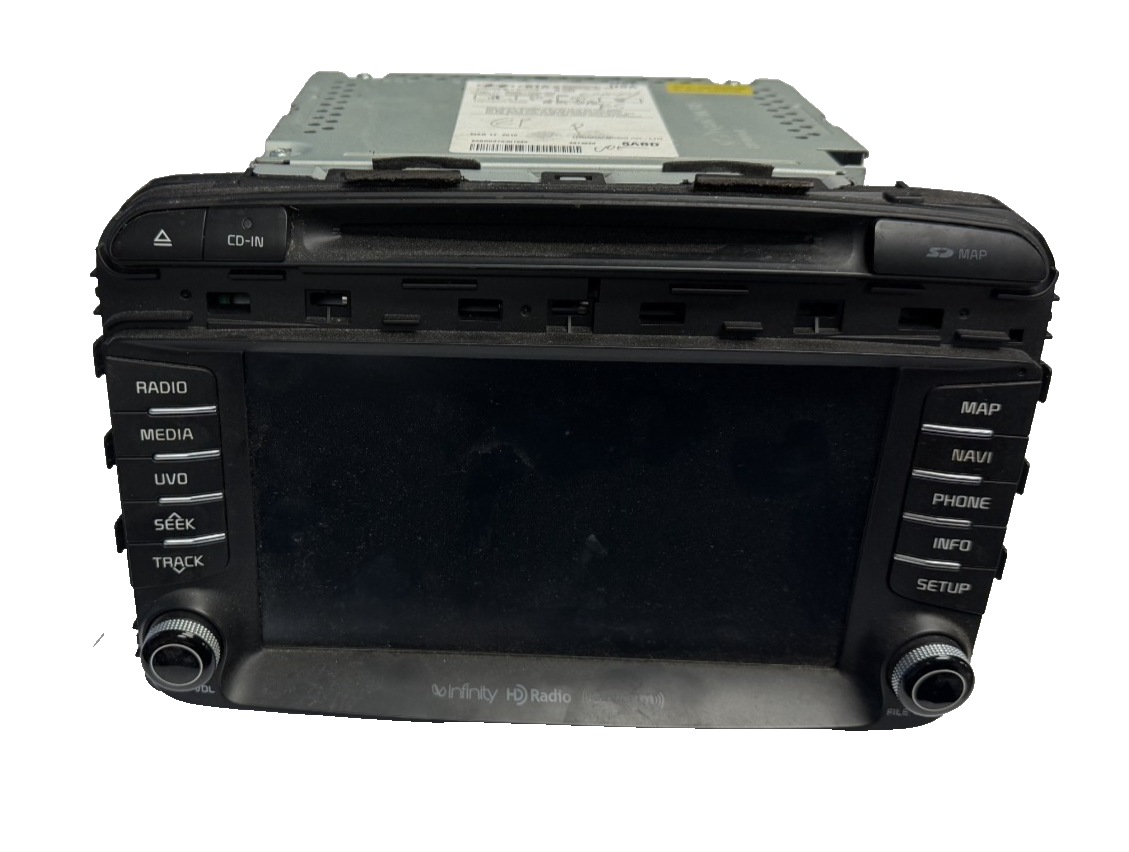 16 17 18 Kia Sorento AM FM CD Navigation Radio Player Display Screen 96560 C6001