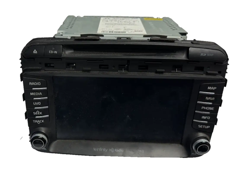 16 17 18 Kia Sorento AM FM CD Navigation Radio Player Display Screen 96560 C6001 by Kia