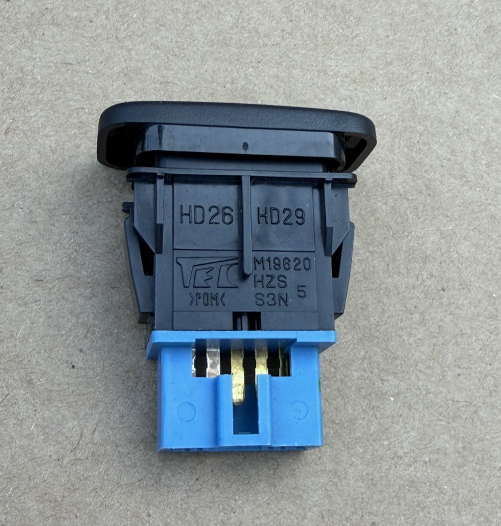 Cruise Control Switch M19902, M19620 Black fits 2001-2005 Honda Civic