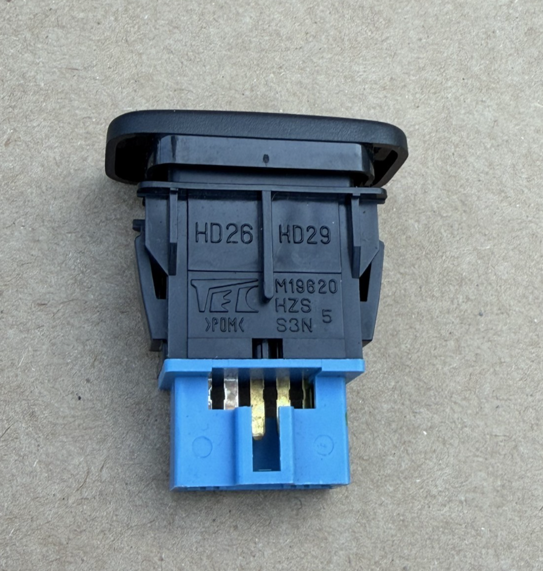 Cruise Control Switch M19902, M19620 Black fits 2001-2005 Honda Civic
