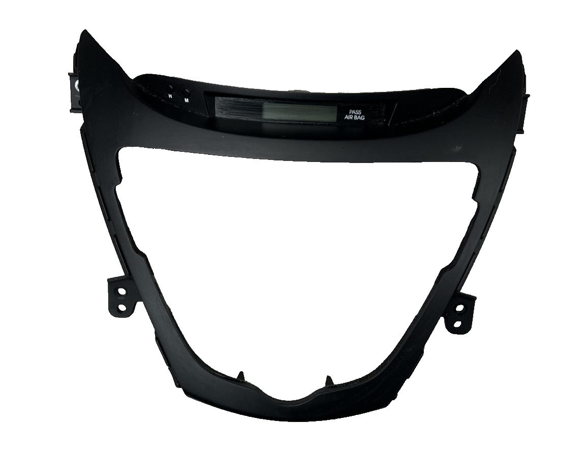 13 2013 Hyundai Elantra Center Dash Radio Clock Bezel Trim 94510 3X000