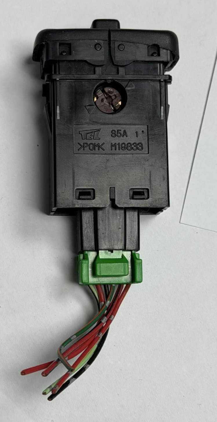 2001-2005 Honda Civic Sunroof Sun Roof Control Switch Button M19833 Black