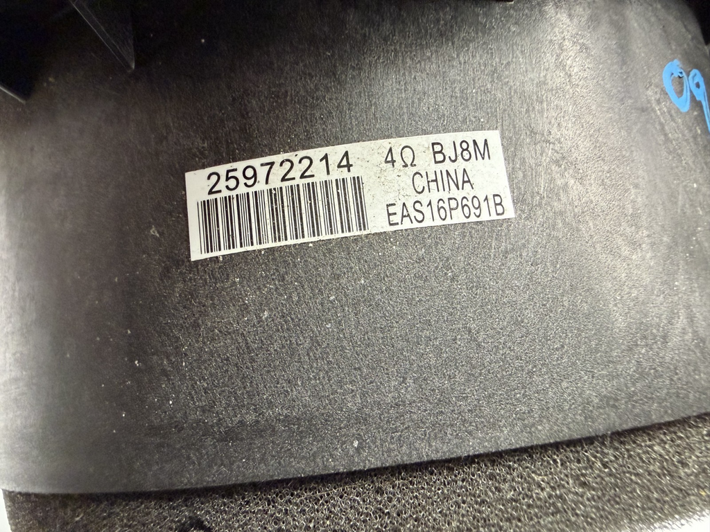 09-17 Chevrolet Traverse Door Audio Sound Speaker Front Left LH Side 25972214