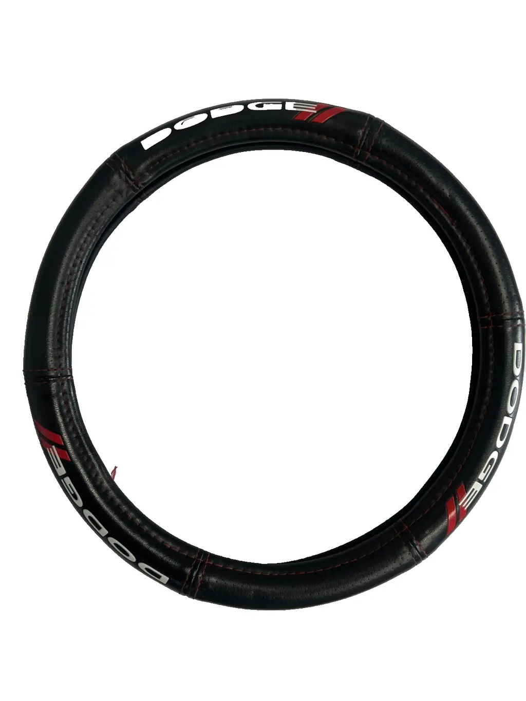 Universal Steering Wheel Cover for Dodge Car SUV Truck Van Black Red by Dodge