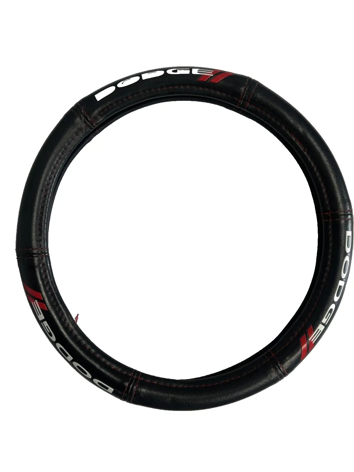 Universal Steering Wheel Cover for Dodge Car SUV Truck Van Black Red by Dodge