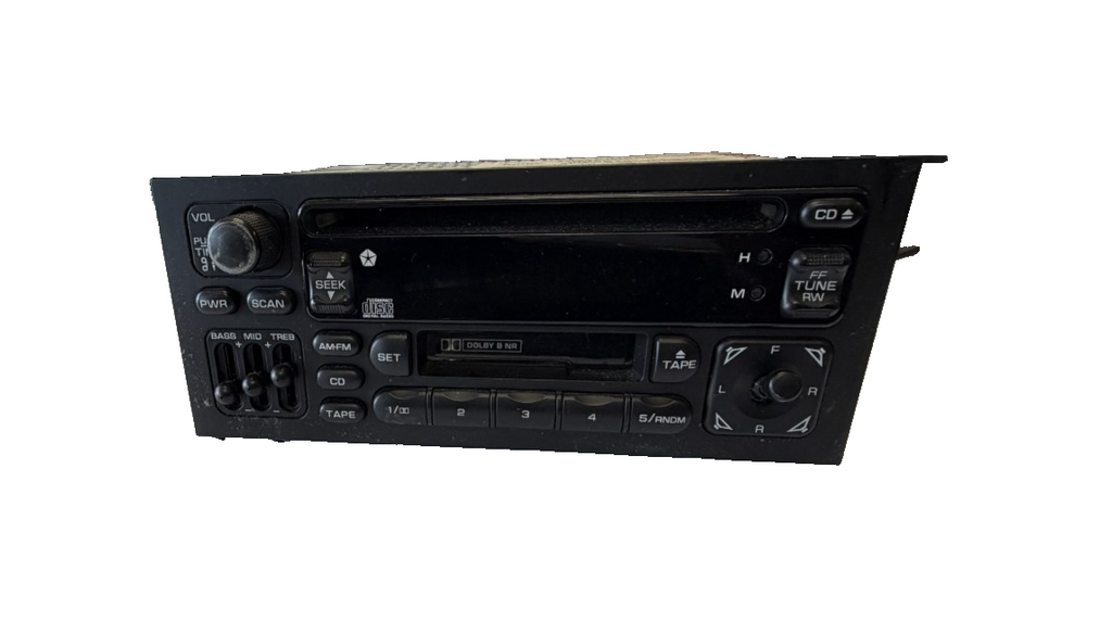 1997-2000 Chrysler Town & Country AM FM Radio Cassette Player 04704331 by Chrysler