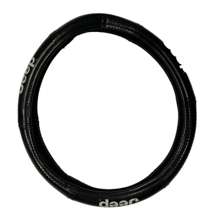 Jeep Steering Wheel Cover Synthetic Black for Car Truck SUV