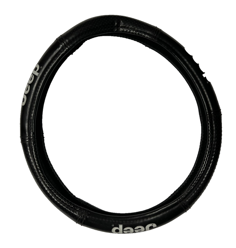 Jeep Steering Wheel Cover Synthetic Black for Car Truck SUV