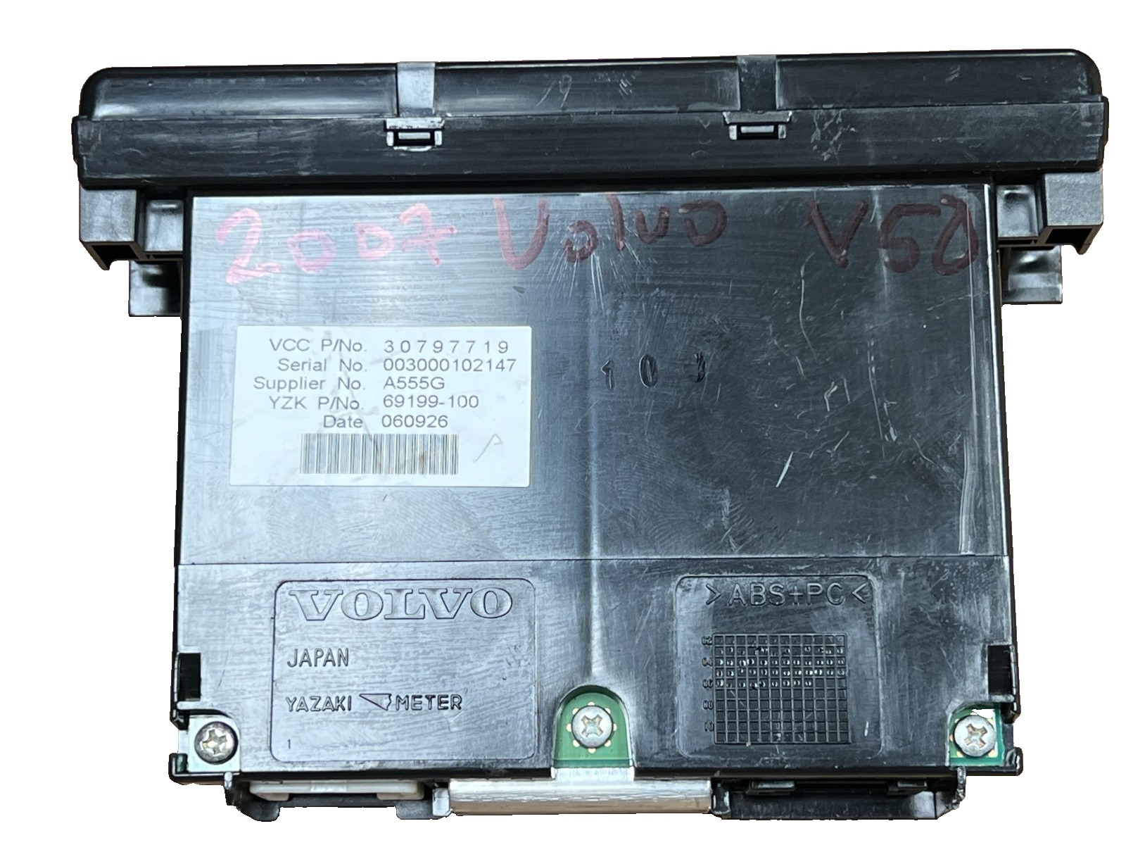 2007-2011 Volvo V50 Audio Radio Information Display Screen OEM 30797719