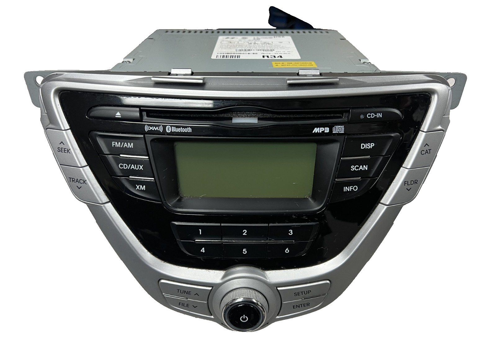 2011-2013 Hyundai Elantra Bluetooth AM FM CD MP3 Radio Receiver 96170 3X161BLH