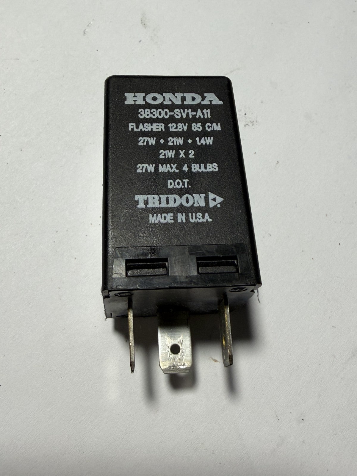 Flasher Hazard Control Relay 12.8V 38300 SV1 A11 Black fits 96-00 Honda Civic