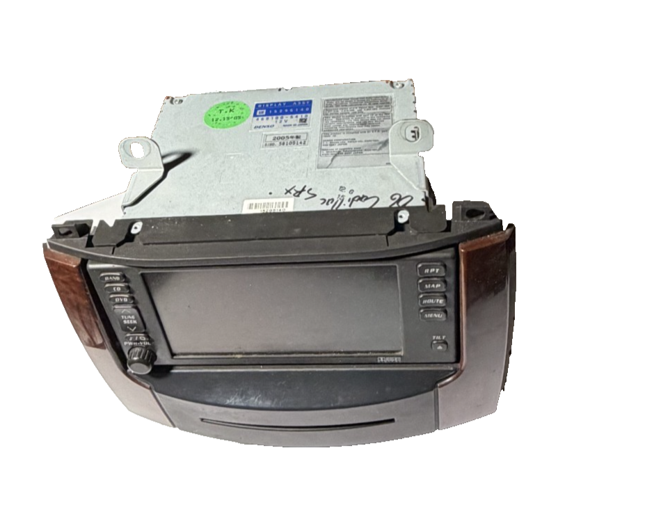 2004 2005 2006 Cadillac SRX Radio Navigation CD Player 15295140, 468100-5410