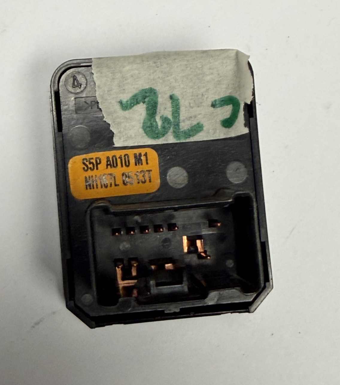 Mirror Switch Control Button S5P A010 M1 Black fits 01 02 03 04 05 Honda Civic