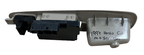 97 1997 Honda Civic Master Window Switch Left LH Driver Gray