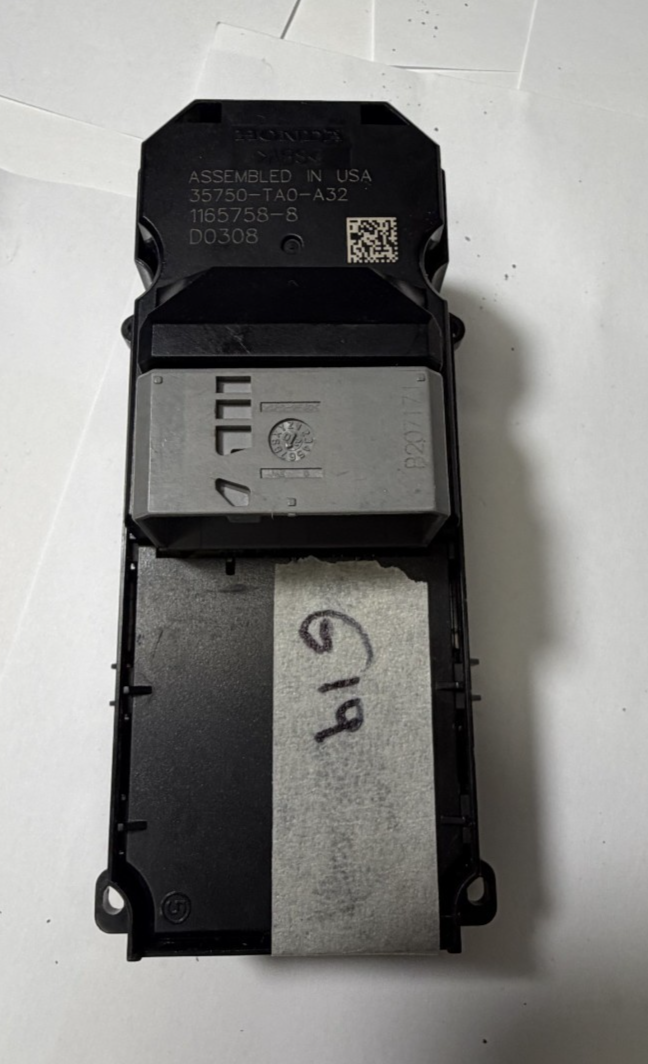 Master Window Switch Lock Left 35750 TA0 A32 fits 08 09 10 11 12 Honda Accord