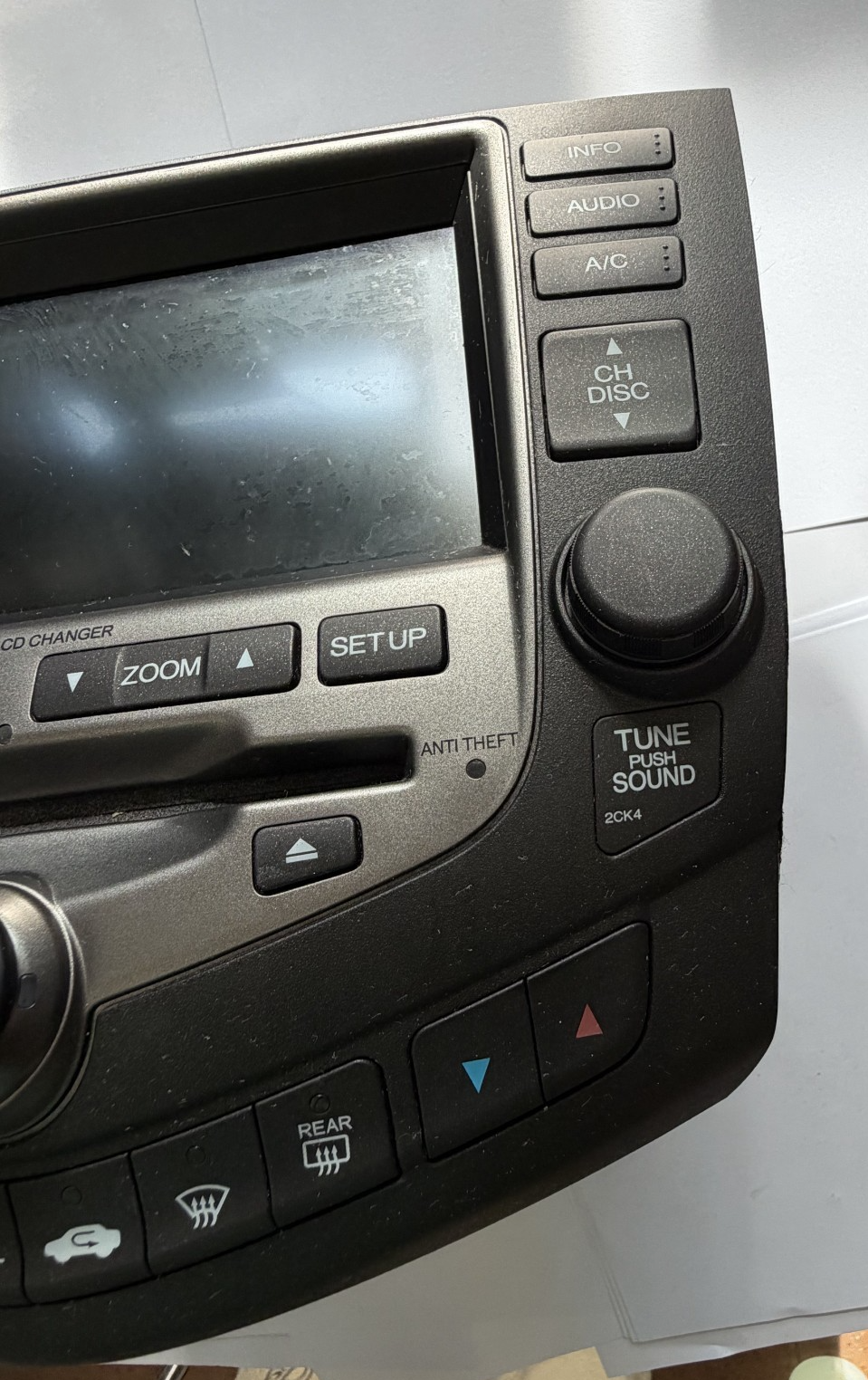 2003-2007 Honda Accord Radio AM FM Stereo AUX CD Player Head Navigation