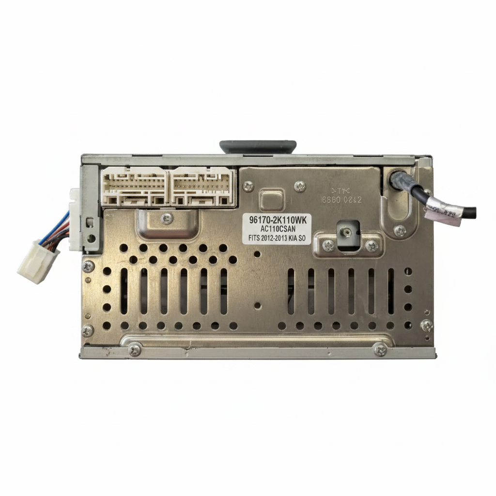 Radio Stereo MP3 CD Player 96170-2K110WK, AC110CSAN fits 2012-2013 Kia Soul by Kia back image