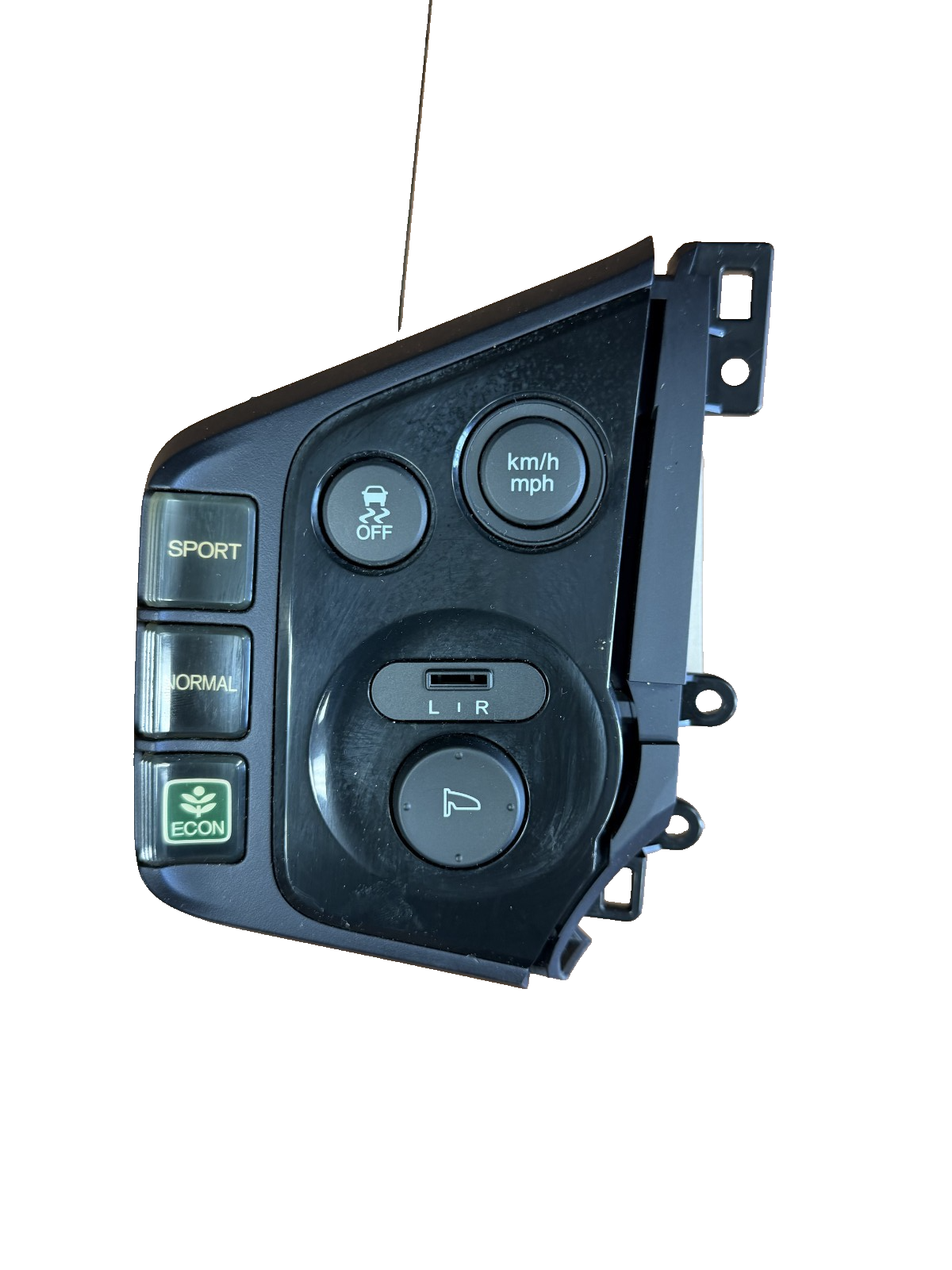 11-16 Honda CRZ CR-Z Front Left Gauge Mirrors & Traction Control Switch Panel