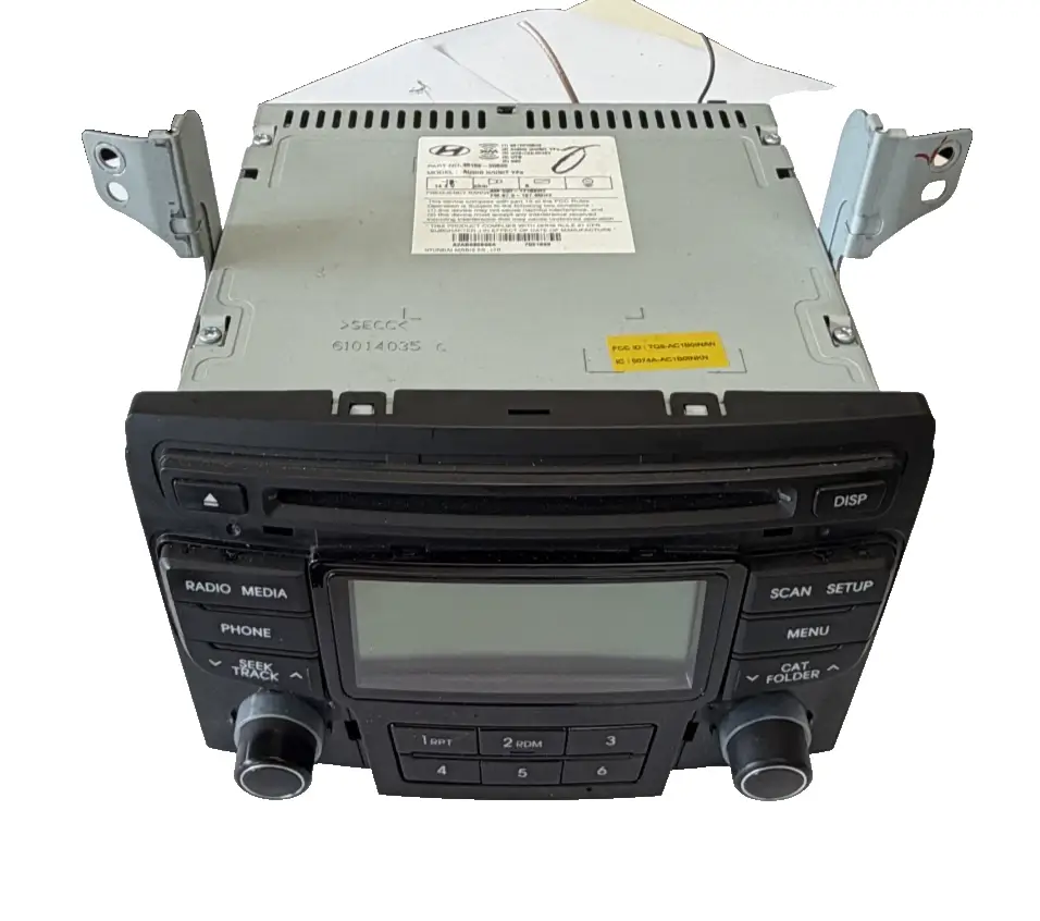 2012-2015 Hyundai Sonata AM FM Radio Disc CD Sat MP3 Player 96180-3Q600 by Hyundai