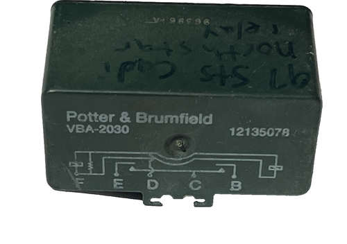 97 1997 Cadillac STS Theft Deterrent Starter Relay OEM 12135078, VBA-2030