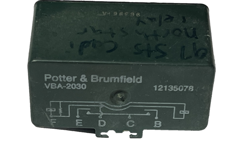 97 1997 Cadillac STS Theft Deterrent Starter Relay OEM 12135078, VBA-2030