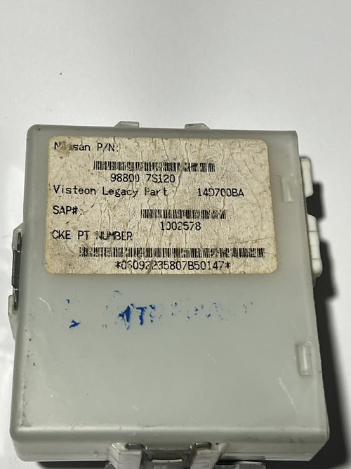 04 05 06 07 08 09 10 Nissan Titan Driving Position Memory Module OEM 98800-7S120