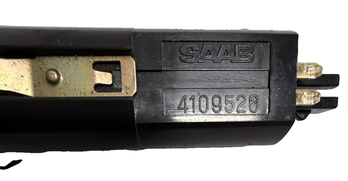1994-1997 Saab 900 Hazard Switch Flasher Light Emergency Button 4109526 Black