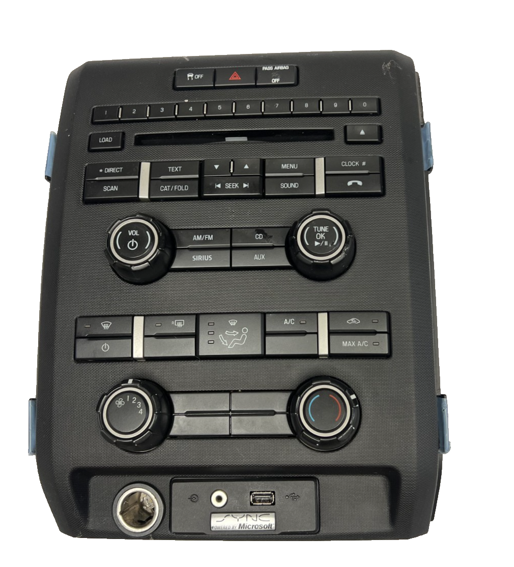 Stereo AC Climate Control Switch Face Plate Bezel fits 2011-2014 Ford F150 F-150