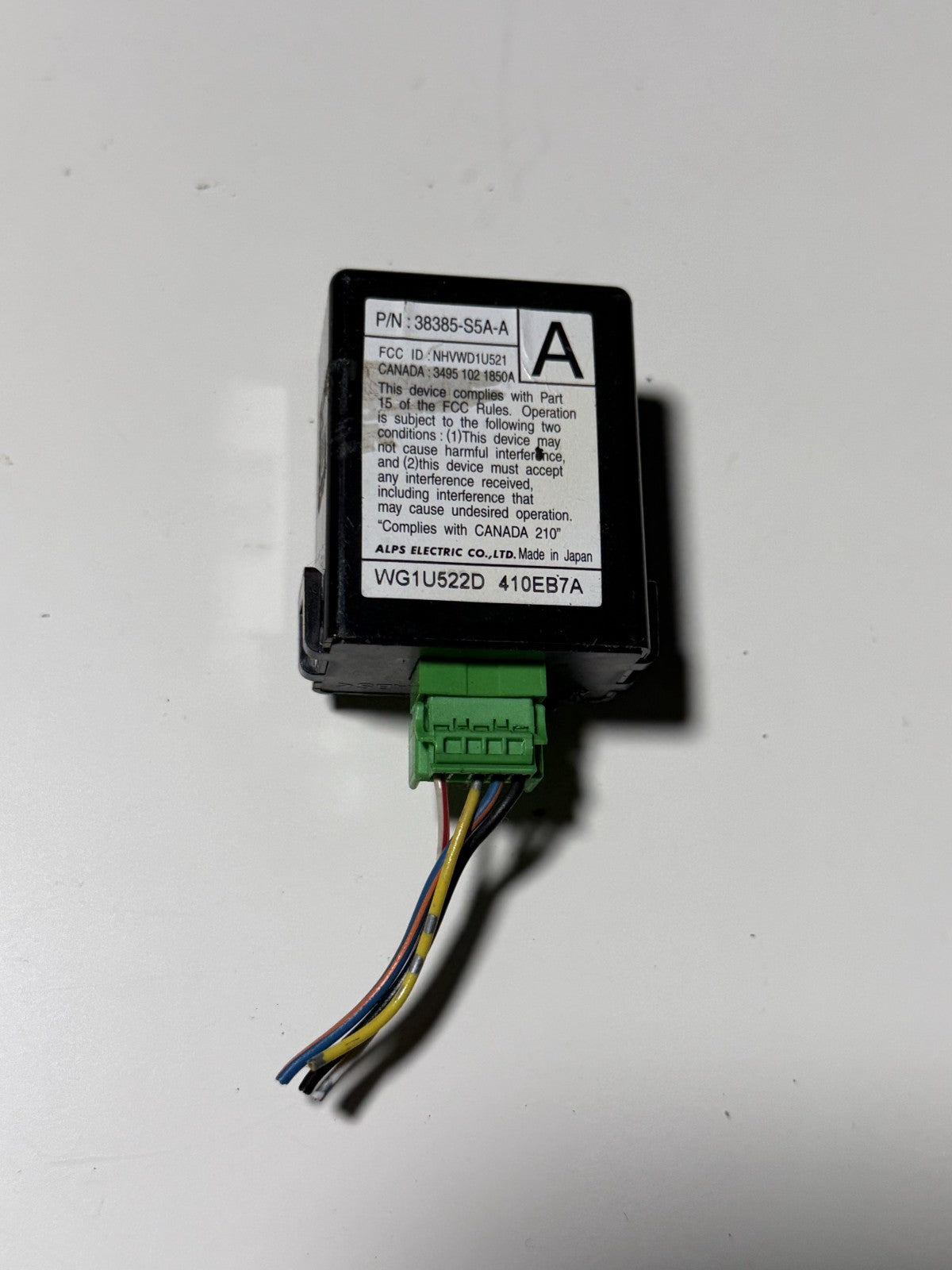 01 02 03 04 05 Honda Civic Keyless Entry Receiver Module 38385 S5A A, 410EB7A