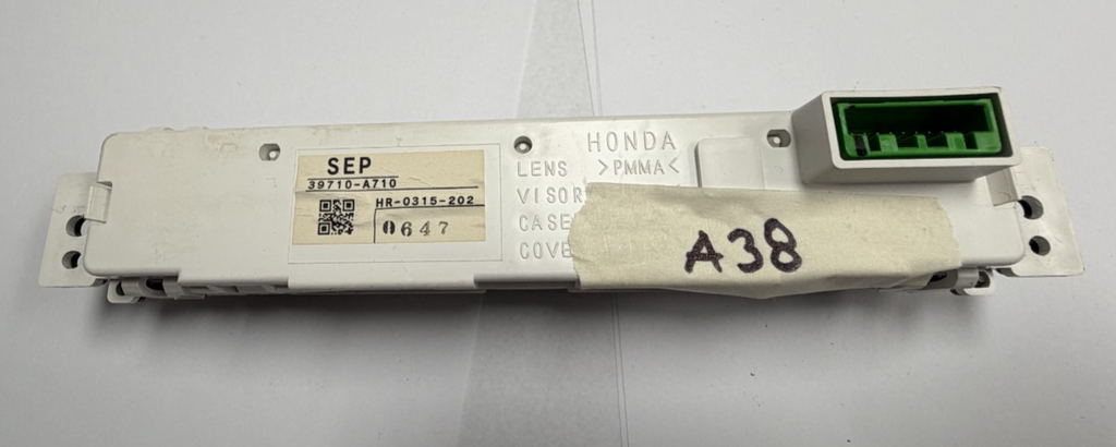 2004-2008 Acura TL Navigation Clock Screen Center Dash Nav SEP 39710 A710