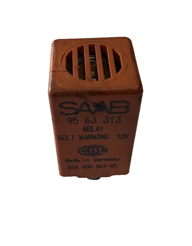 91-94 Saab 900 Chime Style Ignition Key Seat Belt Black Warning Relay 95 63 313 by Saab