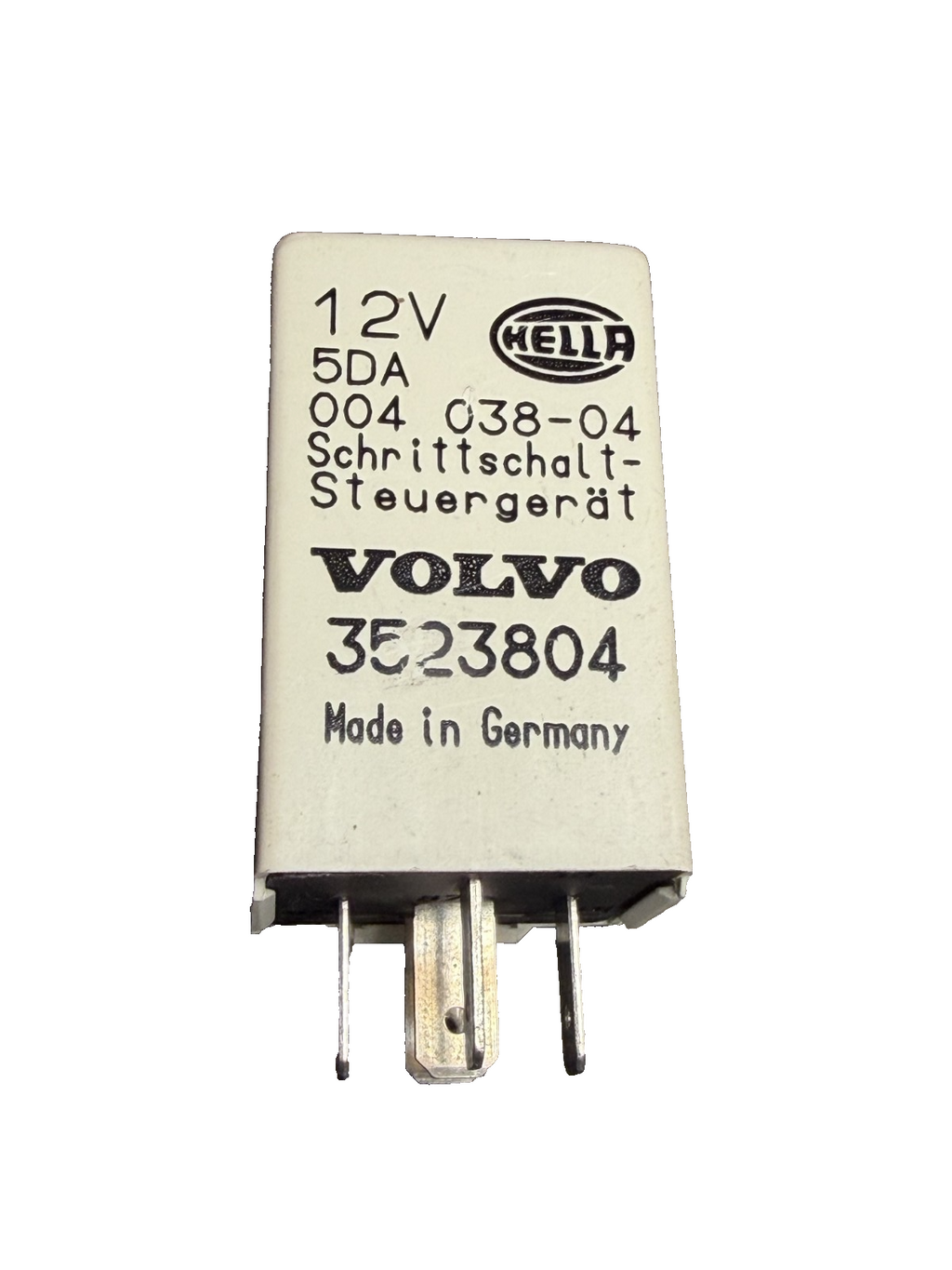 1985-1995 Volvo 244 245 Overdrive Relay 12V 3523804, 5DA 004 038-04 White